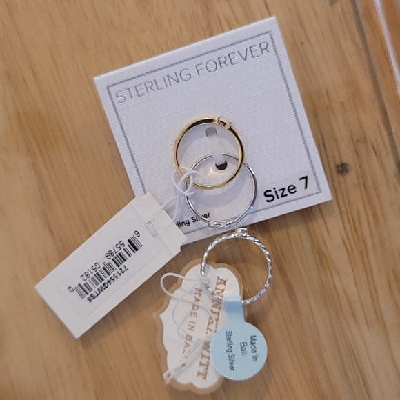 3 - Argento & Annika witt sterling 925 4ever baguette infinity ring stud… - Picture 4 of 6